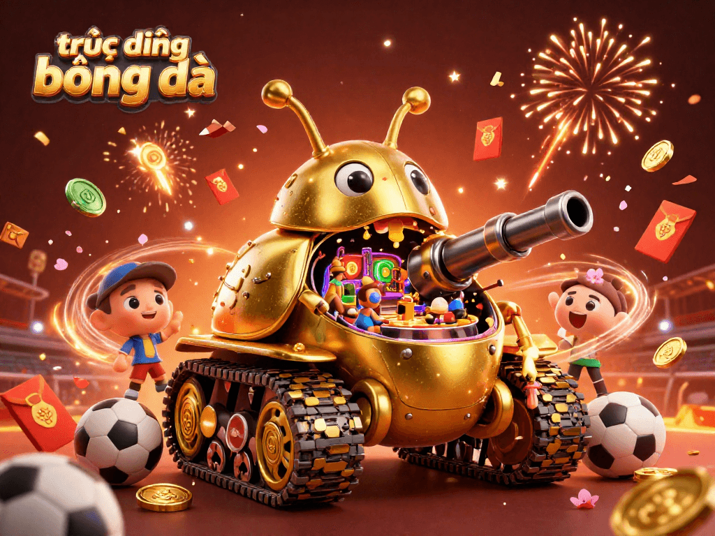 Experience trực tiếp bóng đá with vibrant sports elements and a dynamic casino atmosphere