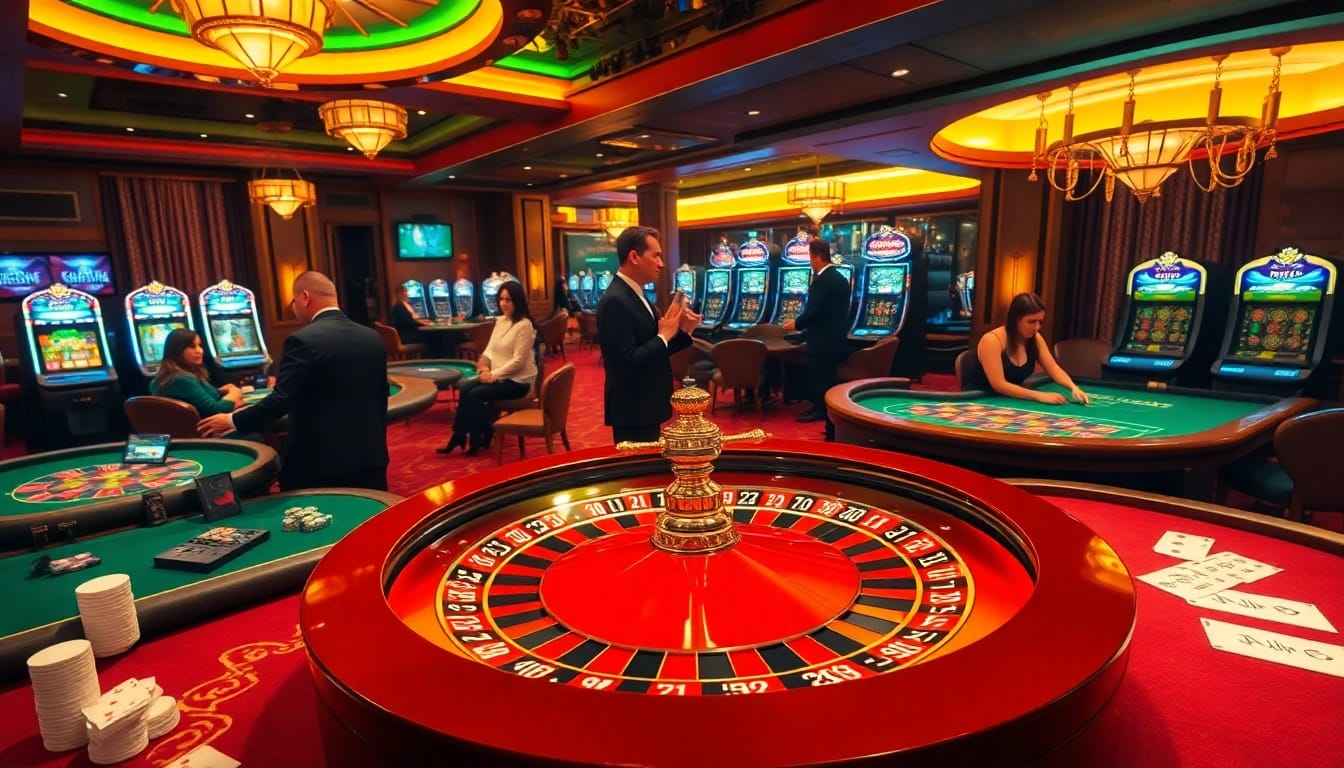 Experience the thrill of winning at https://98win.gg/ with vibrant casino tables and eager players.