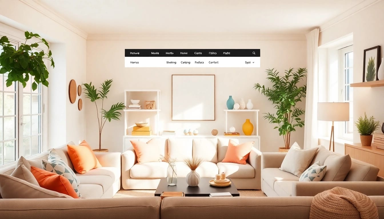 Shop unique finds at Ultimateshops, featuring cozy home decor in a bright living room setting.