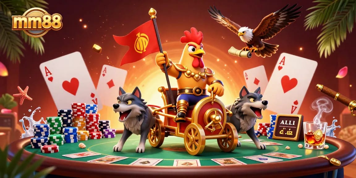 Engage in thrilling gameplay at mm88 while witnessing an epic 3D battle scene.