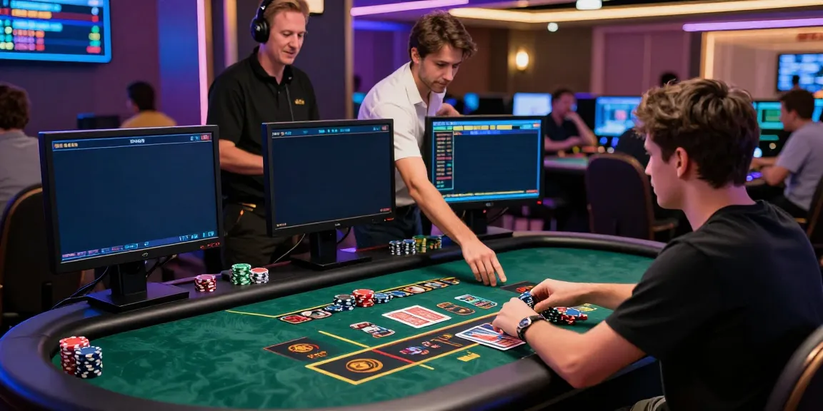 Dynamic online gaming experience with TX88, featuring live dealers and vibrant casino atmosphere.