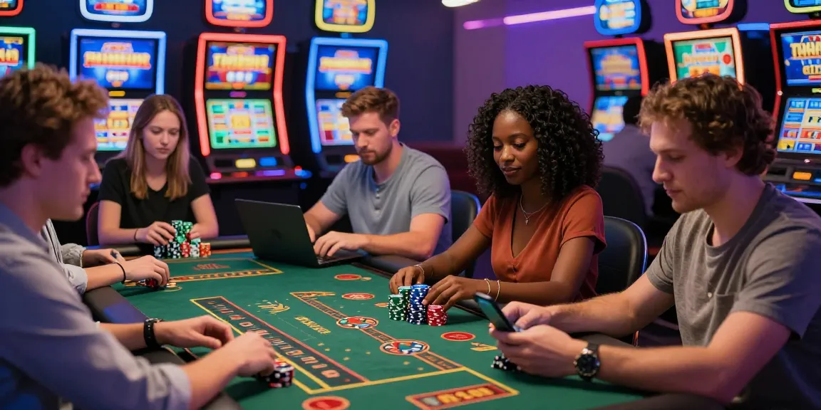 Experience the thrill at credit card casinos like https://pavilions.org.uk, where diverse players enjoy engaging games surrounded by vibrant gaming environments.