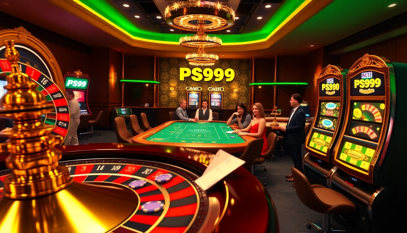 Experience exciting gambling at PS99 with vibrant casino games and a thrilling atmosphere.