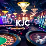 KJC AC 3 casino image showcasing poker tables, roulette, and slot machines.