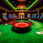 Experience the thrill of GG88 with luxurious casino tables and high-stakes excitement.
