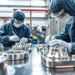 Nickel chrome plating in Malaysia showcasing high-quality finishes in an industrial setting.