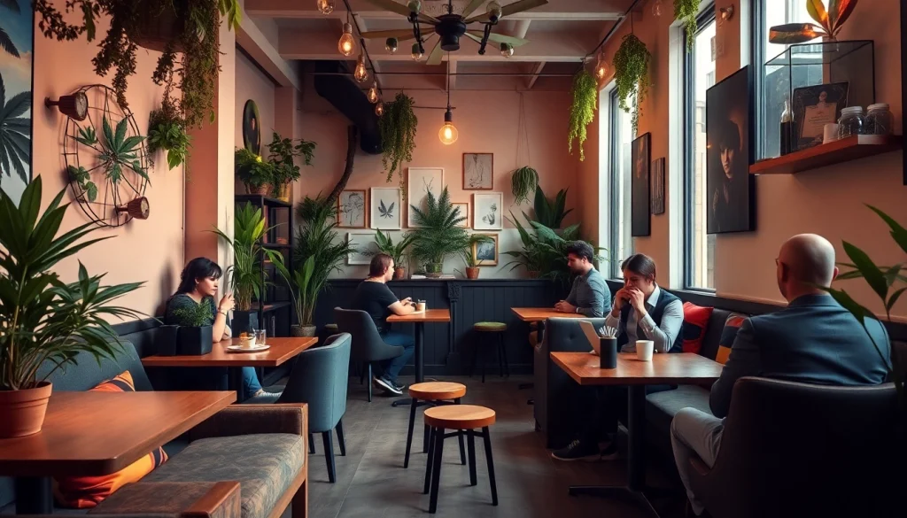 Visitez le Cannabis Coffee Shop Madrid pour déguster café infusé au cannabis dans un cadre agréable.