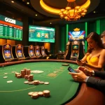 Experience thrilling online gaming with Gg88 Tech through vibrant casino visuals.