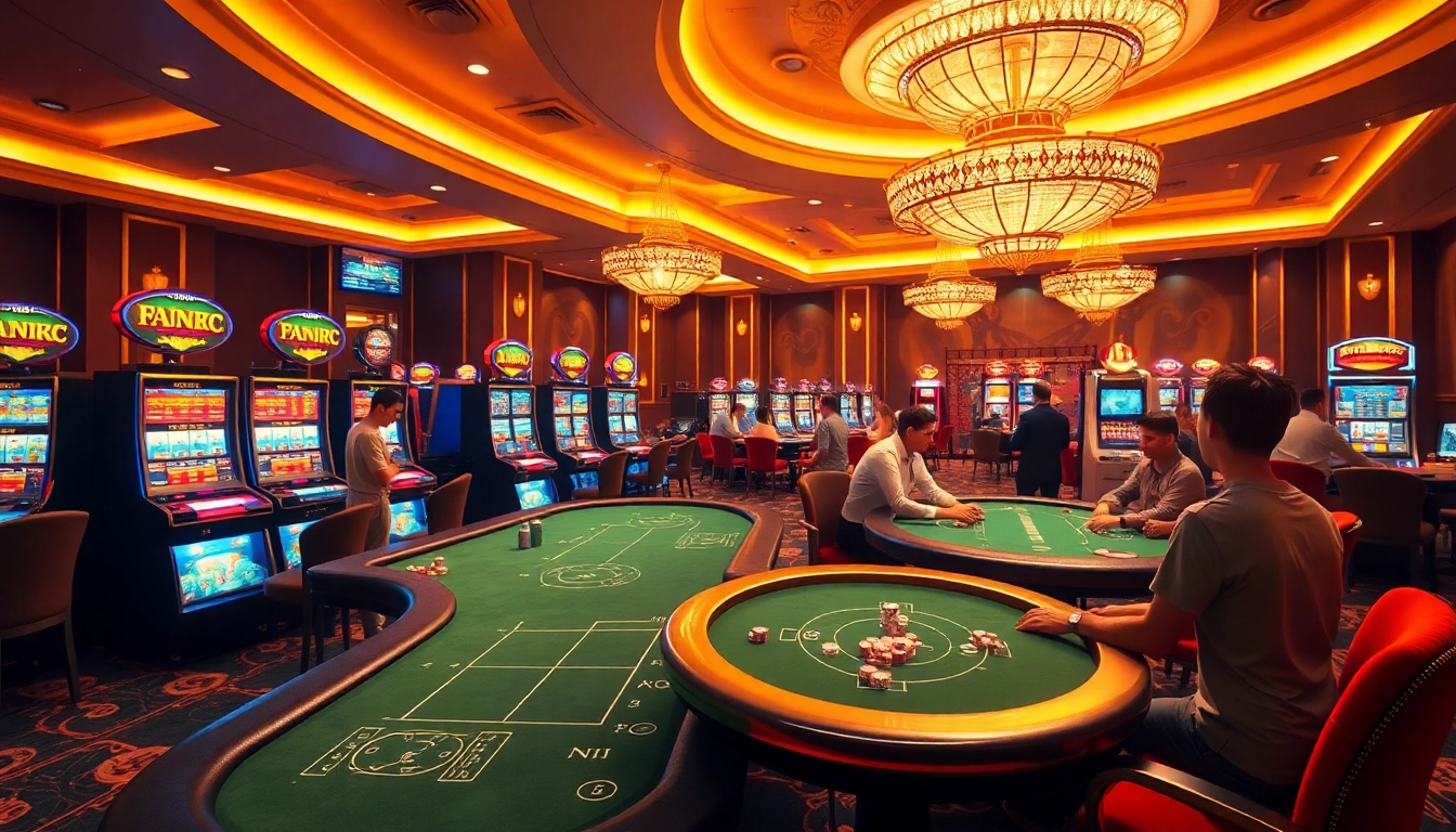 Experience the vibrant atmosphere of mk8th.net with players winning at glamorous casino tables.