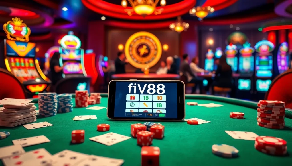 Engage in thrilling gameplay as you tải app Five88 for exciting online betting experiences.