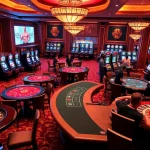 Action-packed scene at nhà cái NK88 featuring diverse casino games and enthusiastic players.