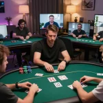 An exciting online poker match at N188 where players strategize and interact in a vibrant gaming environment.