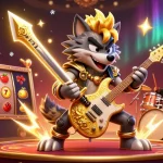 Experience the excitement of slot365 with dynamic slots, golden trophies, and a vibrant casino stage.