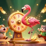 Engage with excitement at keonhacai5's thrilling game show with a golden prize wheel.