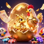 Engage with liba's captivating casino scene showcasing a golden dragon, poker chips, and dynamic lottery elements.